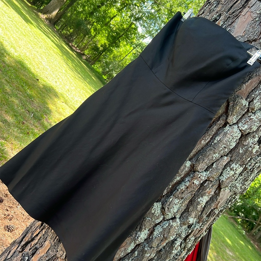 Ann Taylor Part Silk Cocktail Dress Built In Bra Corset